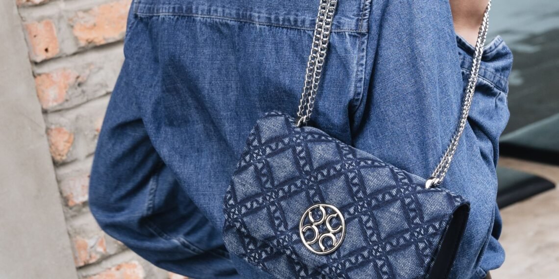 Quilted Perfection Meets Blue Hues: Exploring the Craft of the Fantina Denim Shoulder Bag
